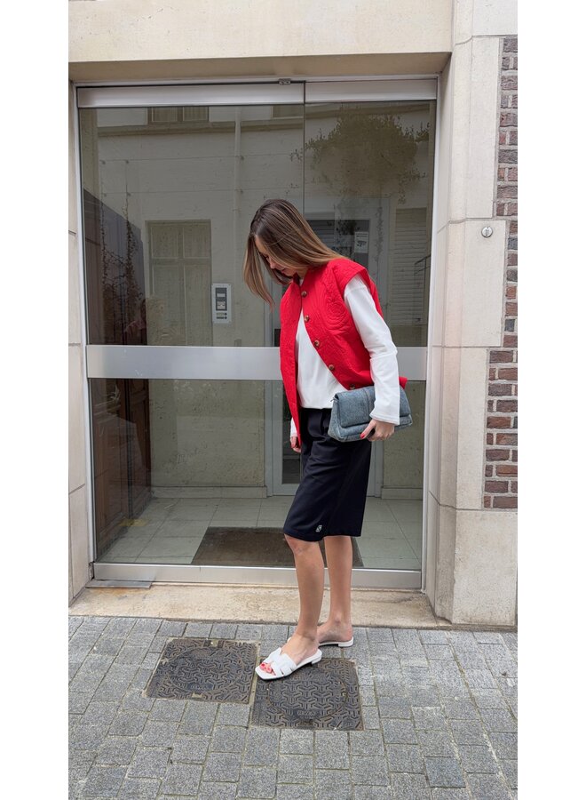 YASCASI PADDED VEST FIERY RED