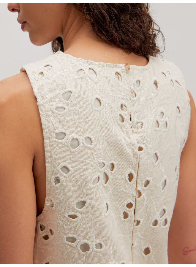 NICKY DENIM DRESS BEIGE