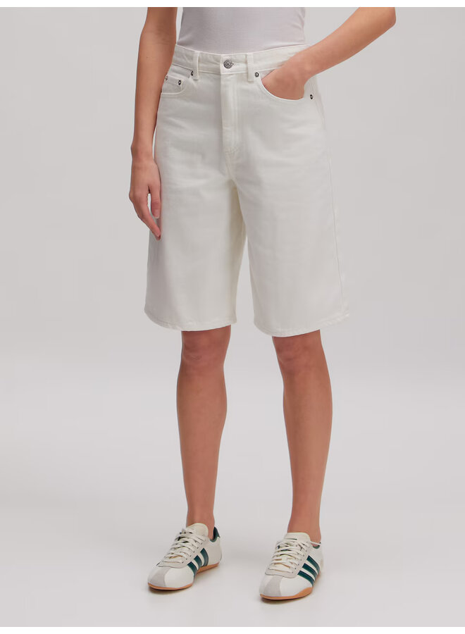 ADDISON DENIM SHORTS WHITE