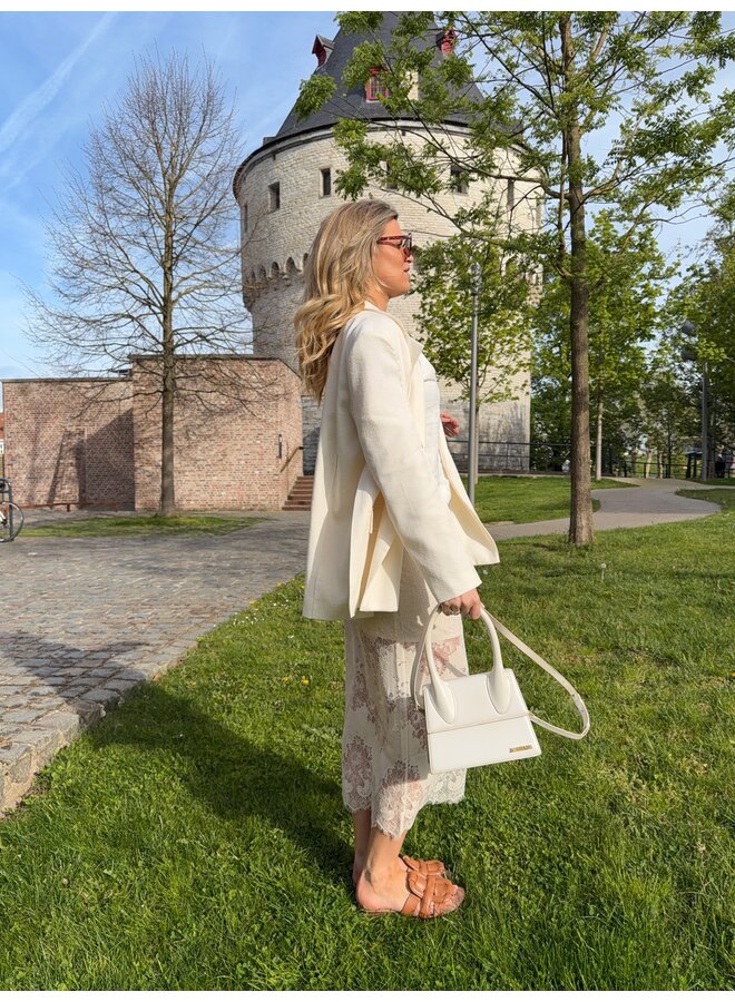 SHARON SKIRT ALMOND MILK