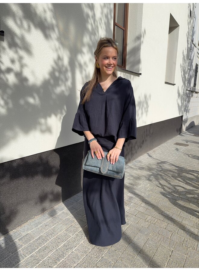 NAJA BLOUSE DARK NAVY