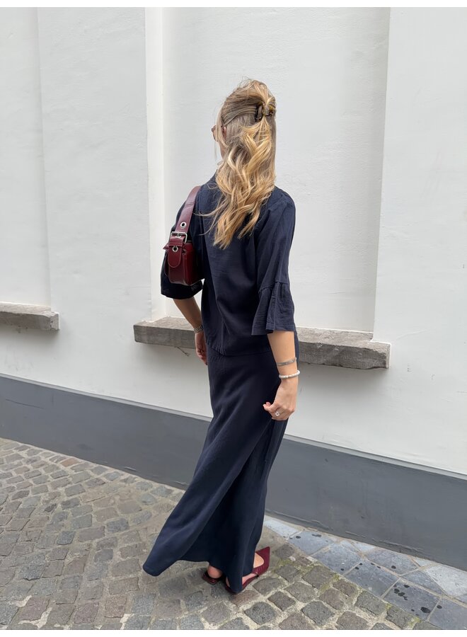 NAJA BLOUSE NAVY