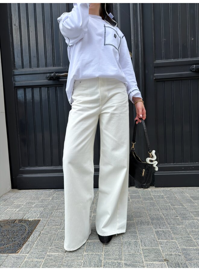 ARIANA JEANS WHITE