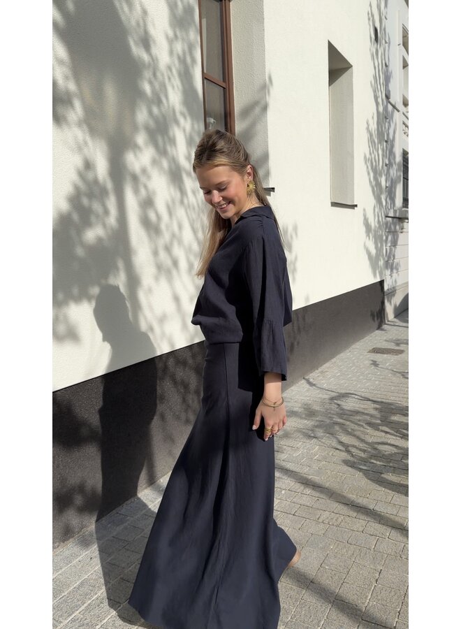 NAJA BLOUSE DARK NAVY