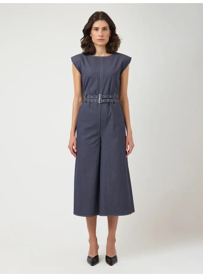 YASBEBBA ANKLE JUMPSUIT SARGASSO SEA