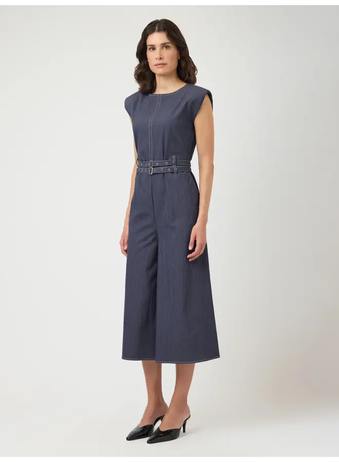 YASBEBBA ANKLE JUMPSUIT SARGASSO SEA