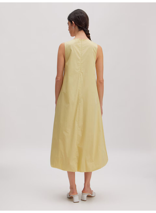 FLORA DRESS DUSTY YELLOW