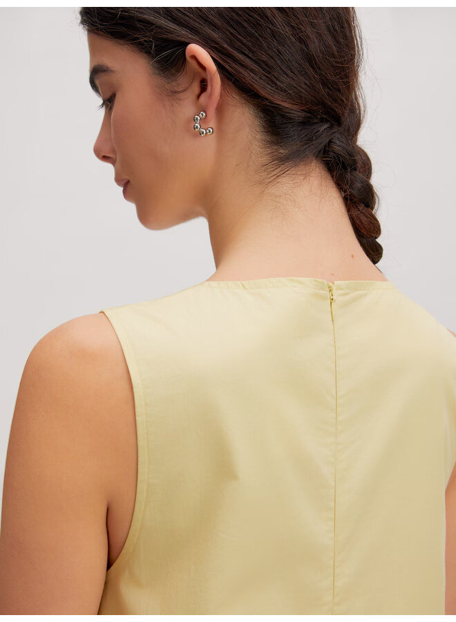 FLORA DRESS DUSTY YELLOW