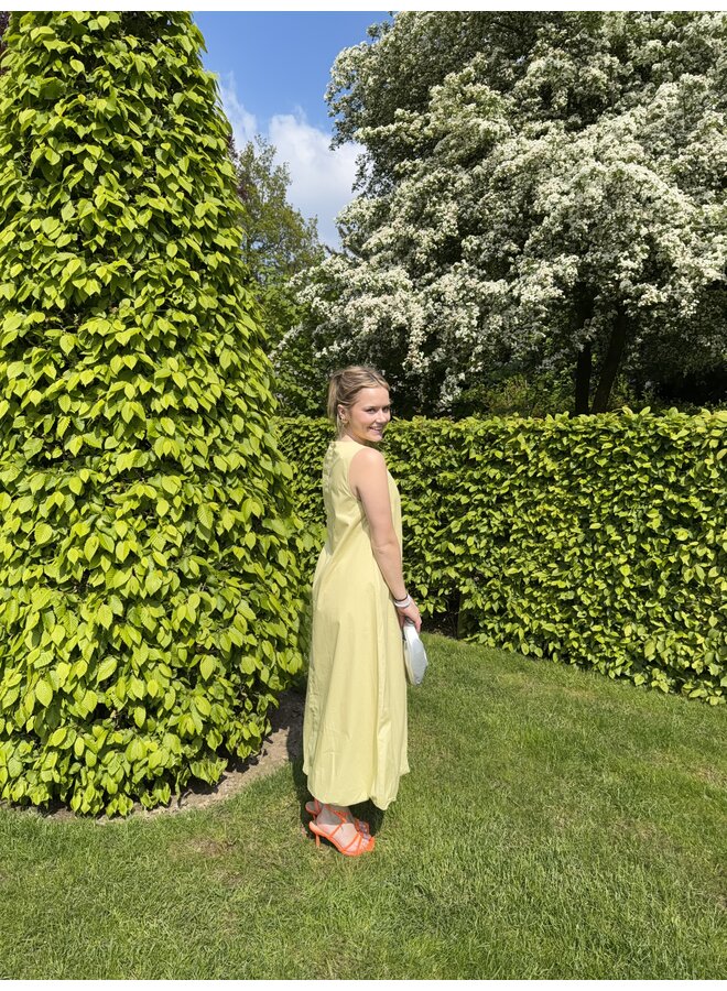 FLORA DRESS DUSTY YELLOW