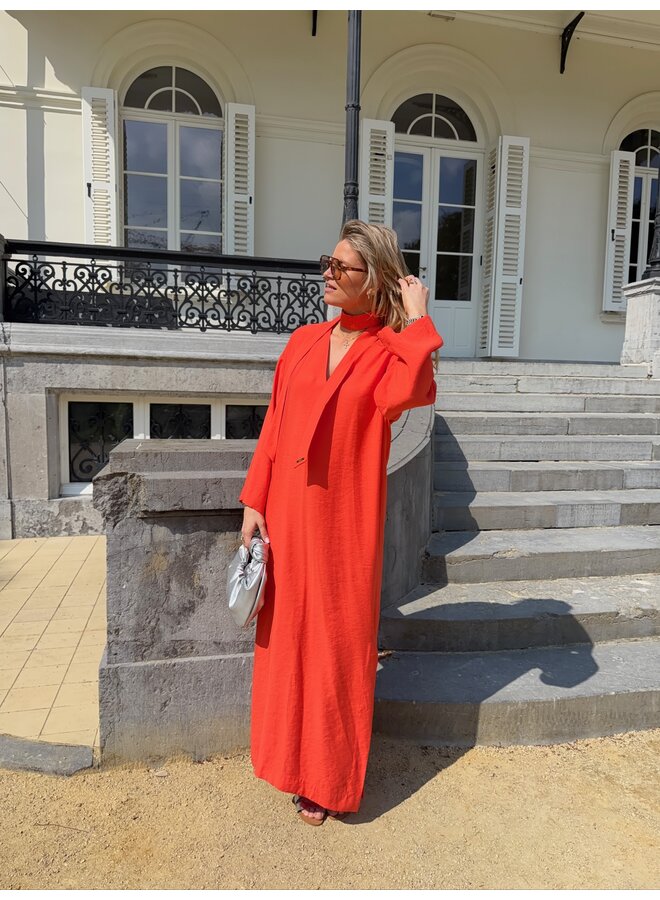 SERAFINA MAXI DRESS CORAIL