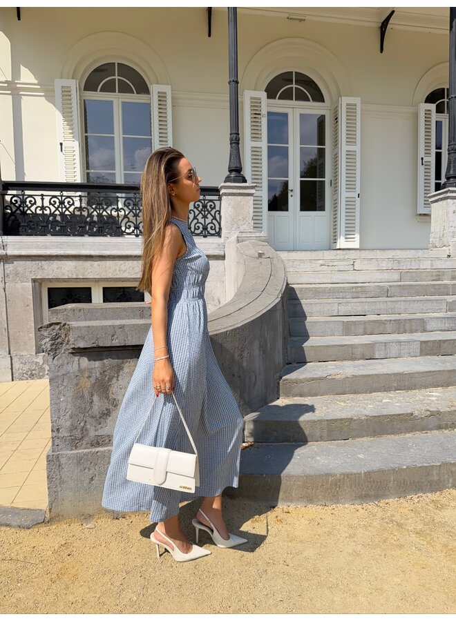 EVELIN DRESS BLACK/SKYWAY