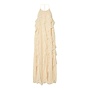 YASFINILLO HALTERNECK LONG DRESS YELLOW