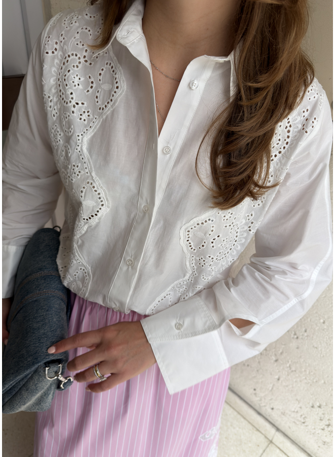 ROSE BLOUSE WHITE