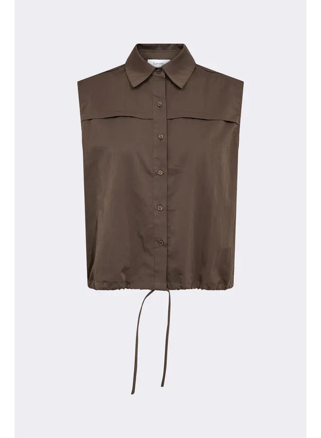 LEA TOP BROWN