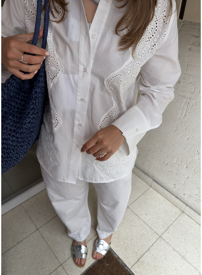 ROSE BLOUSE WHITE