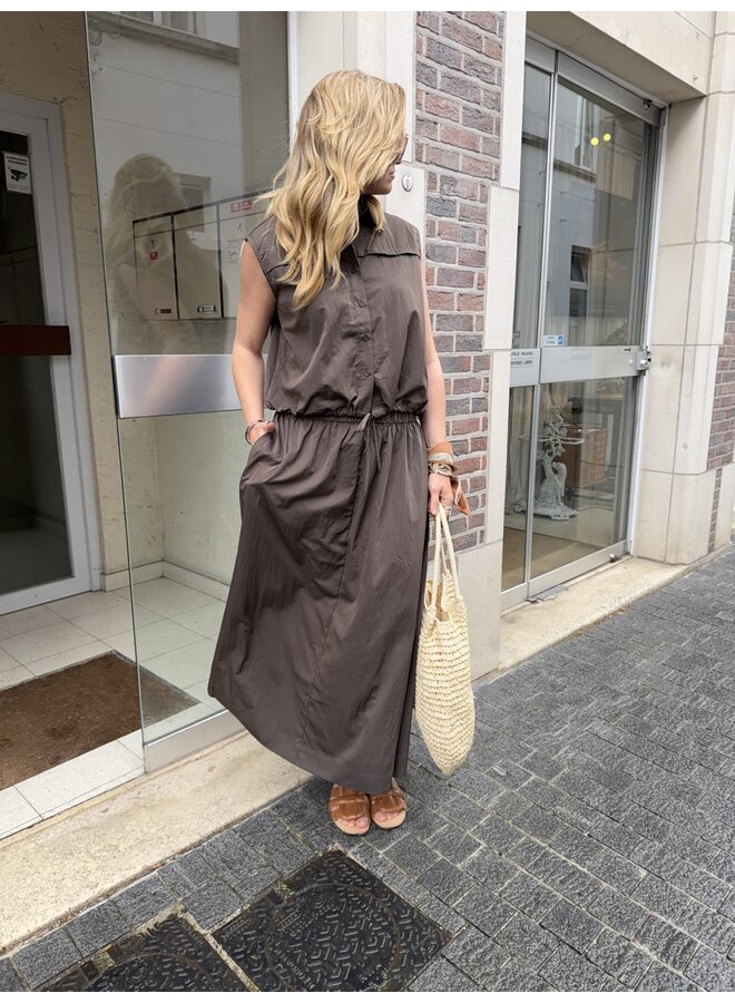 LEA SKIRT BROWN