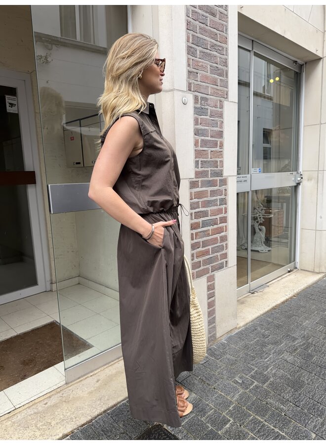 LEA SKIRT BROWN
