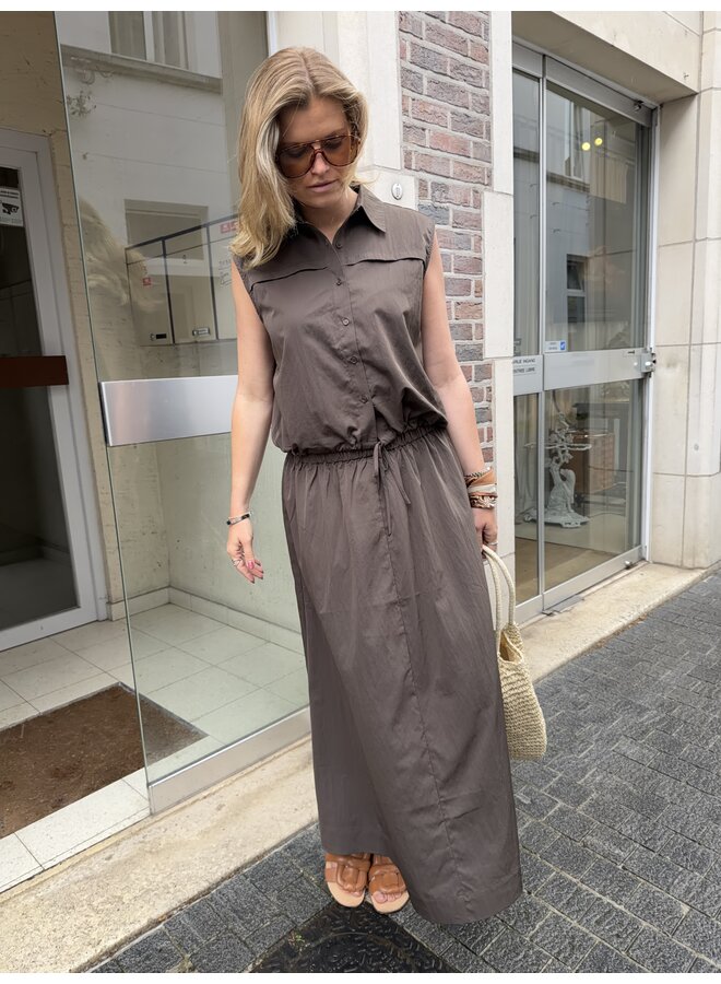LEA SKIRT BROWN