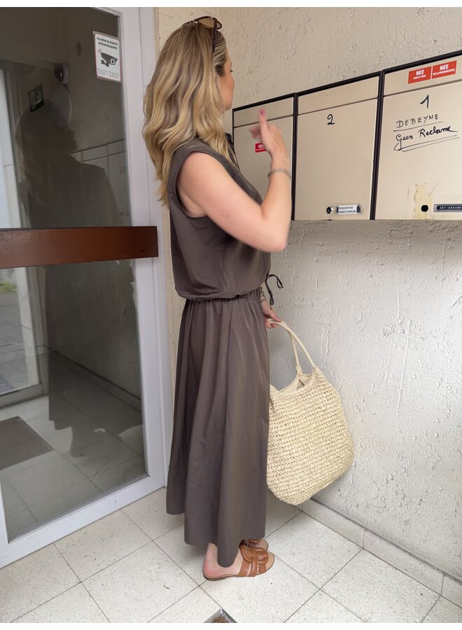 LEA SKIRT BROWN