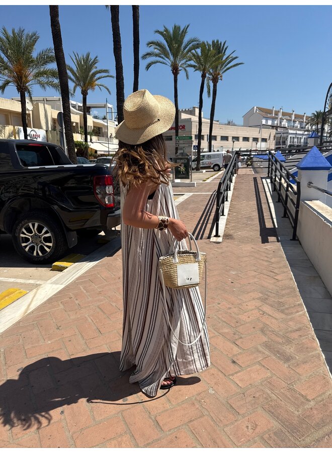 STRIPED MAXI DRESS