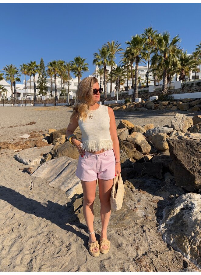 FILALA TOP ANTIQUE WHITE