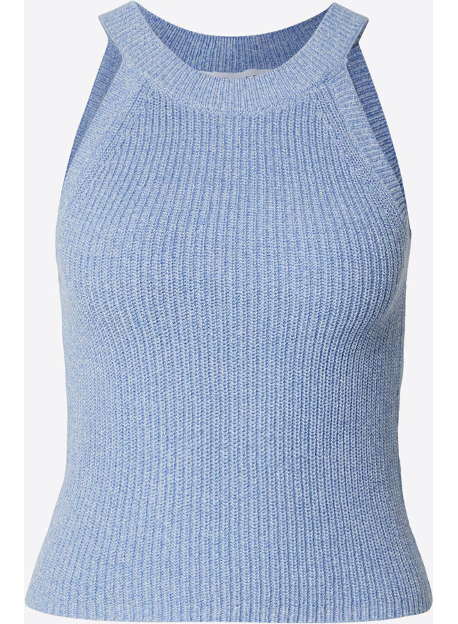 YANDRA KNIT TOP BLUE