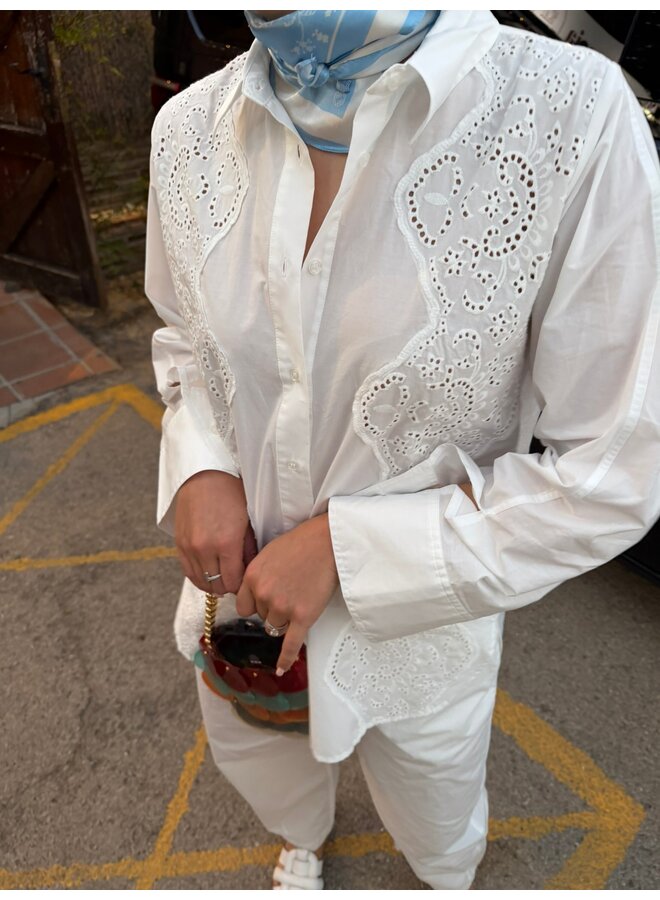 ROSE BLOUSE WHITE