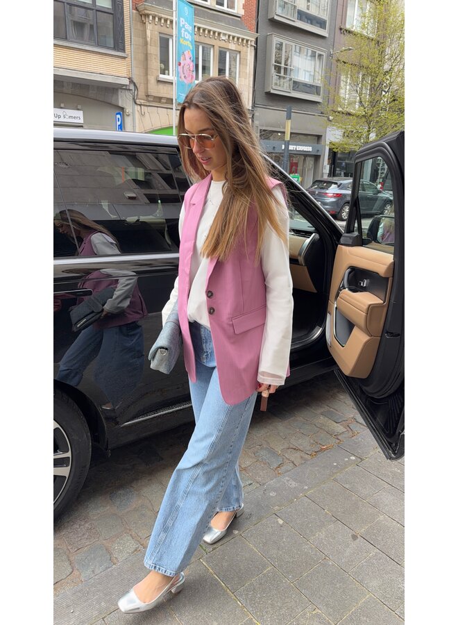 YASTUMLA WAISTCOAT MOONLITE MAUVE