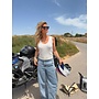 LUE KNIT TOP OFF WHITE