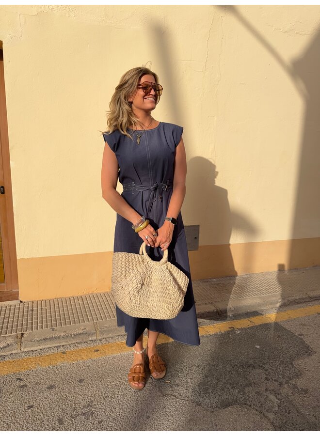 YASBEBBA ANKLE JUMPSUIT SARGASSO SEA