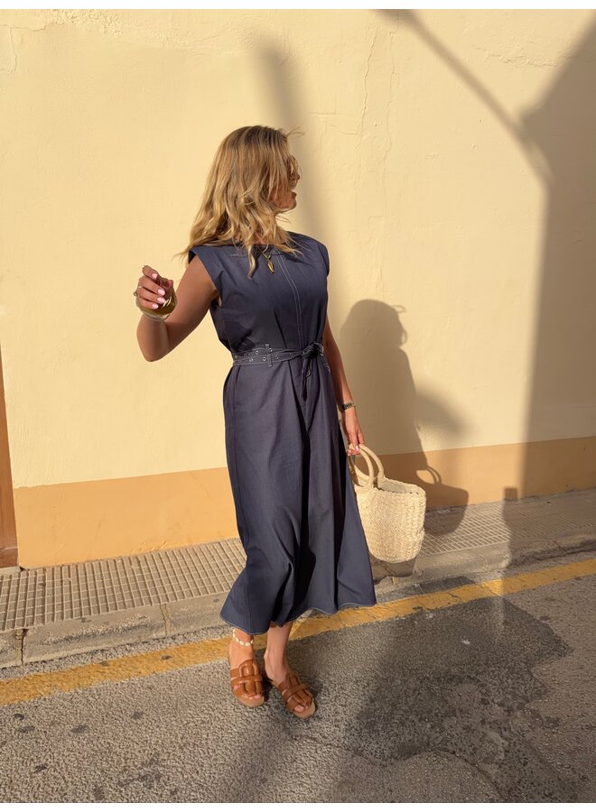 YASBEBBA ANKLE JUMPSUIT SARGASSO SEA