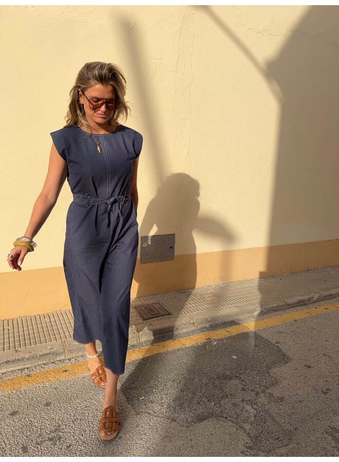 YASBEBBA ANKLE JUMPSUIT SARGASSO SEA