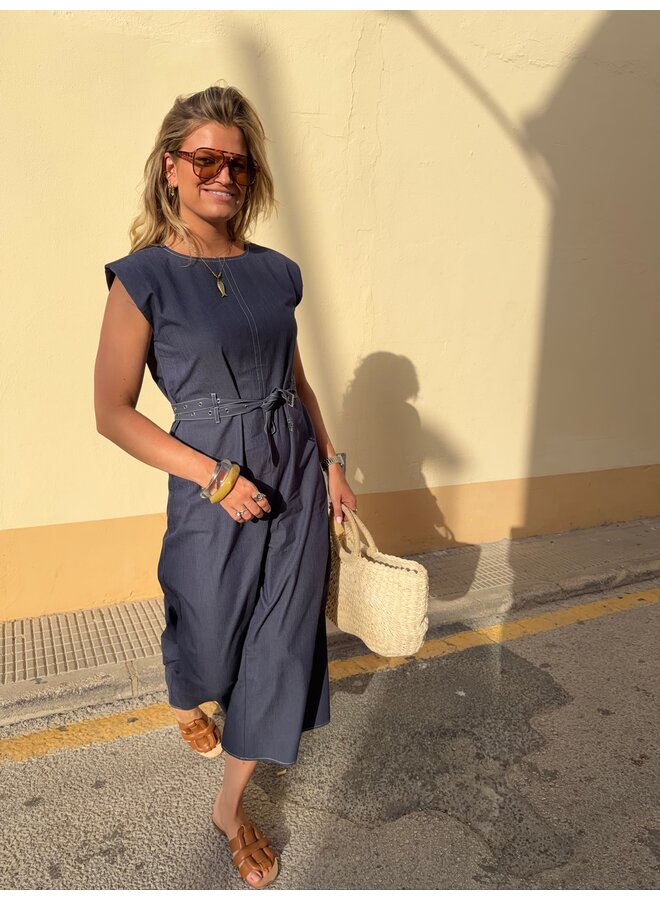 YASBEBBA ANKLE JUMPSUIT SARGASSO SEA