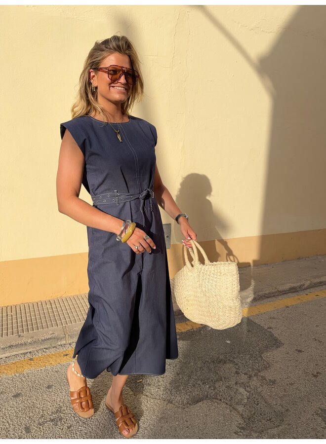 YASBEBBA ANKLE JUMPSUIT SARGASSO SEA