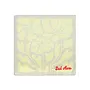 SOFT FLORAL SCARF BUTTER YELLOW