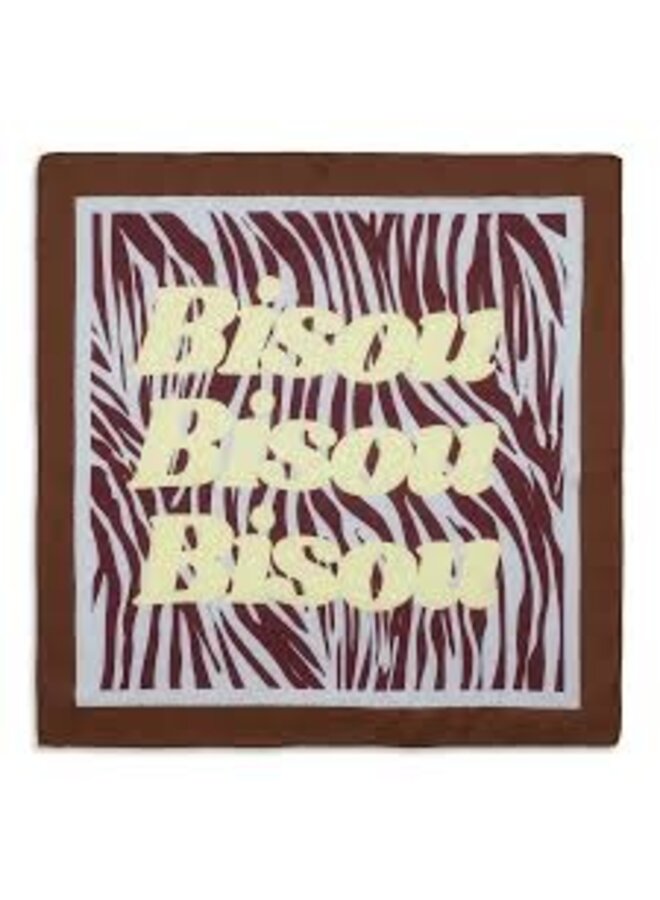BISOU SCARF BROWN MULTI