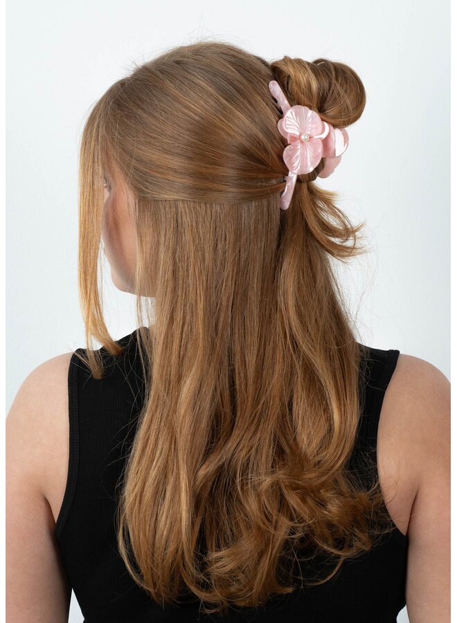 IDA BOUCLE BIG BABY PINK CLIP