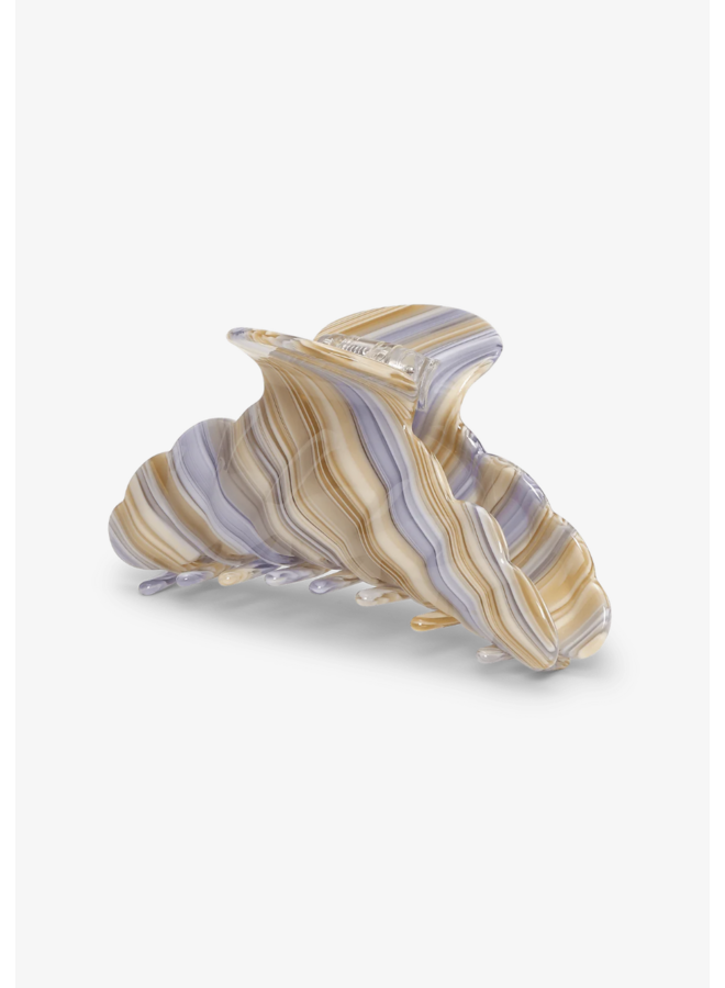 VIVIENNE BIG BLUE/BEIGE MIX CLIP