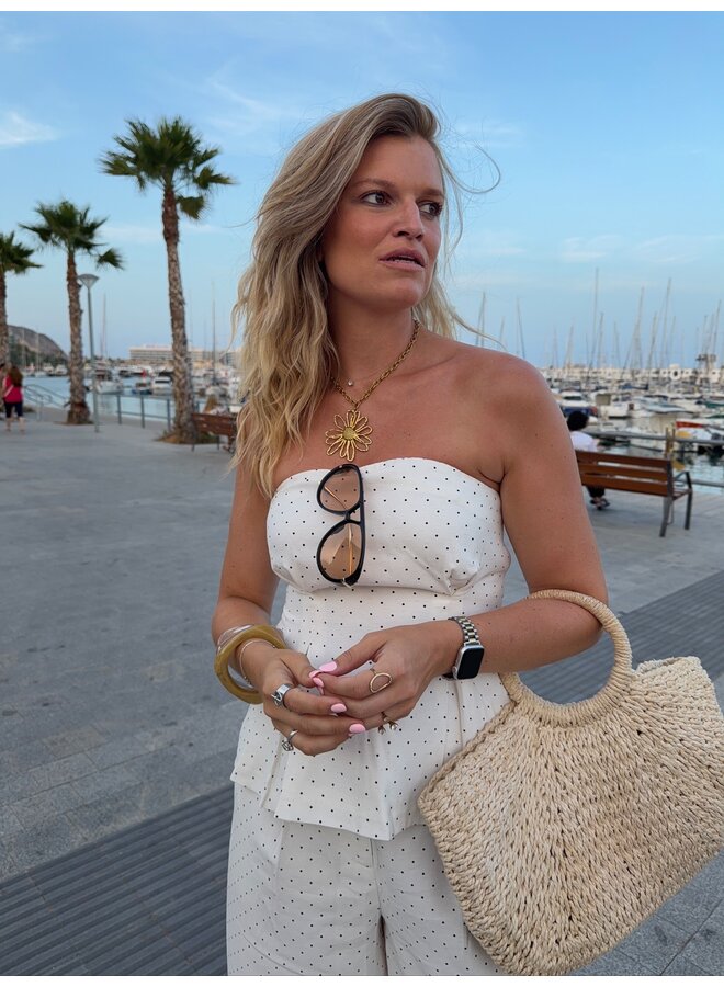 YASDOTLY CORSAGE TOP