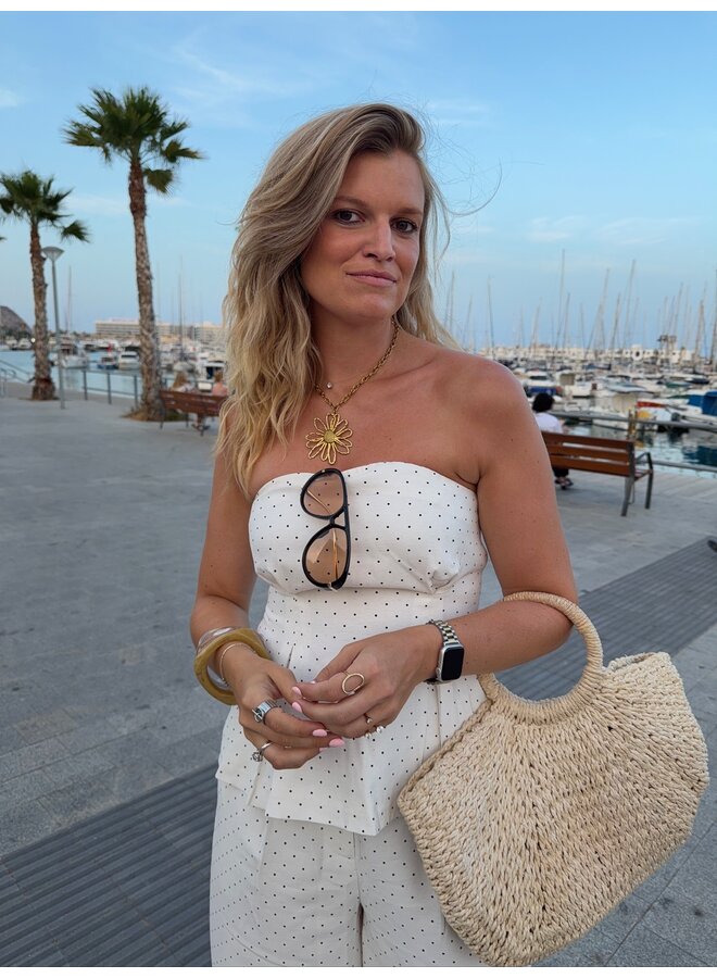 YASDOTLY CORSAGE TOP
