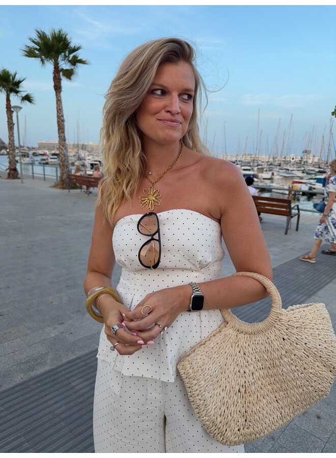 YASDOTLY CORSAGE TOP