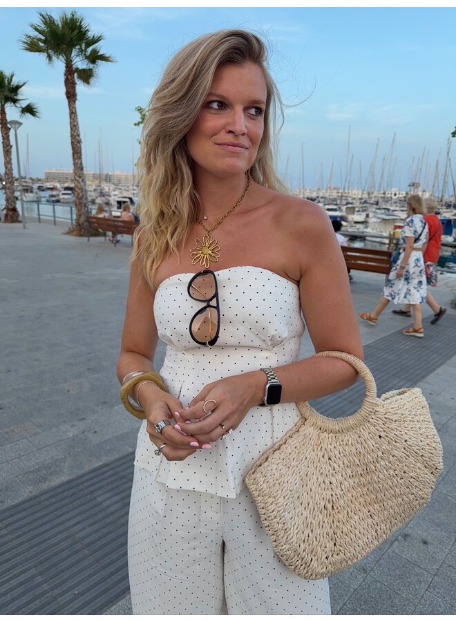 YASDOTLY CORSAGE TOP