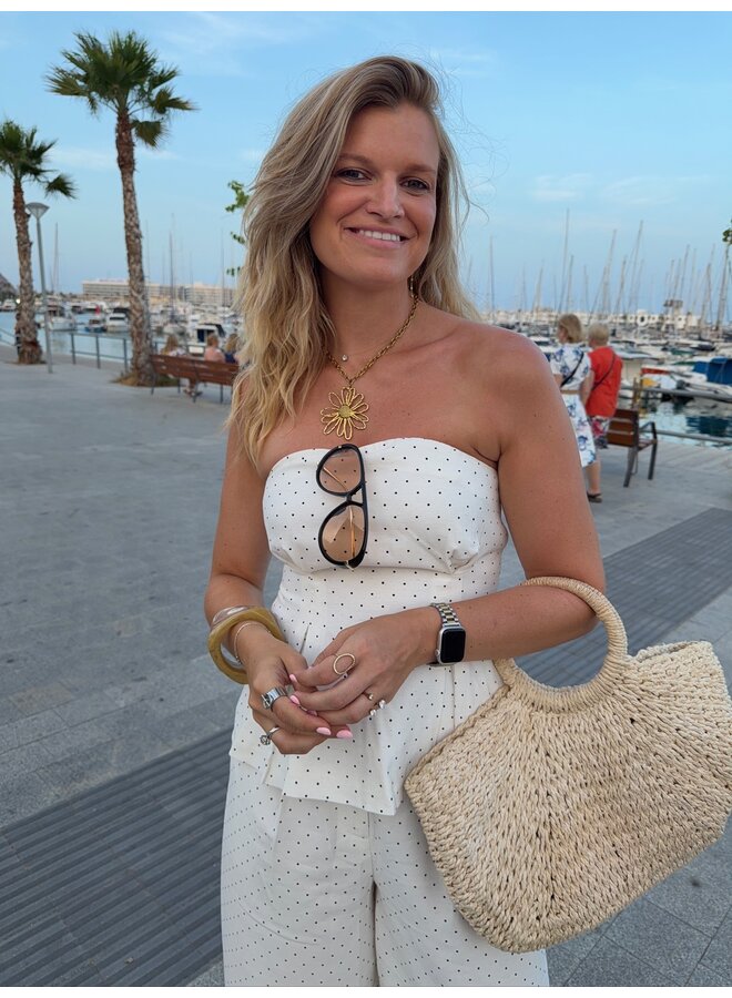 YASDOTLY CORSAGE TOP