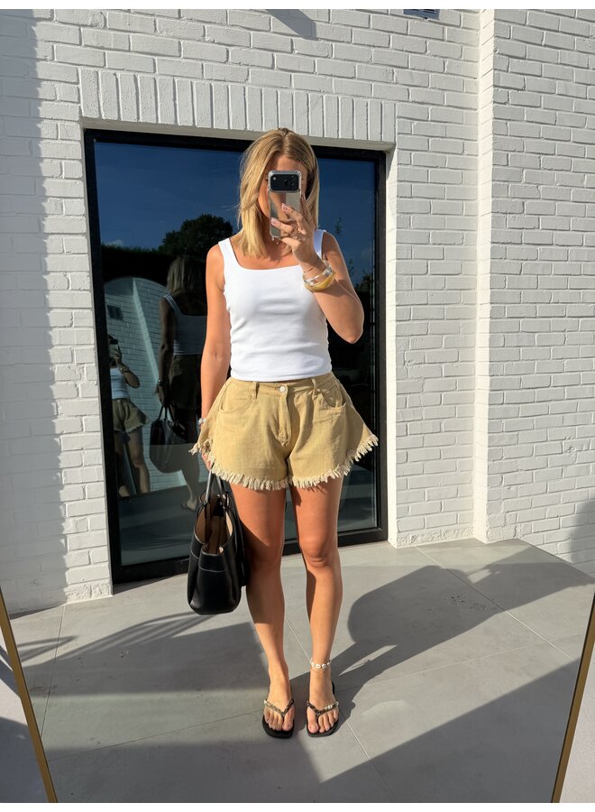 LIVA SHORTS BEIGE