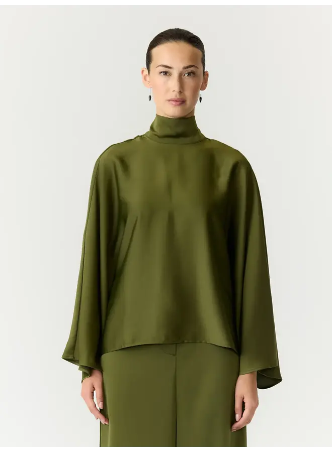 YASPELANA TIE TOP OLIVE