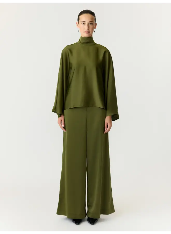 YASPELANA PALAZZO PANTS OLIVE
