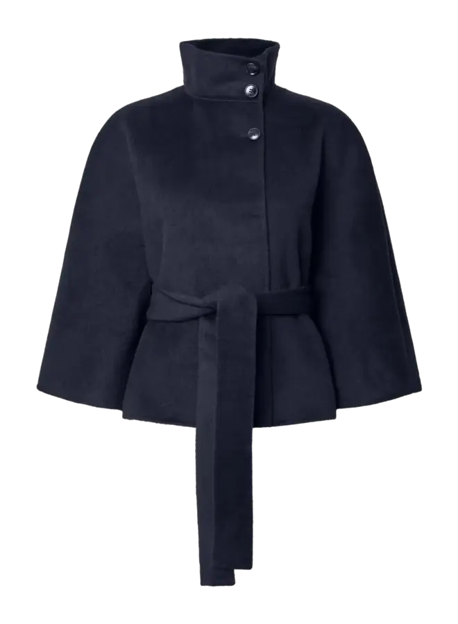 YASALMIO WOOL JACKET NAVY