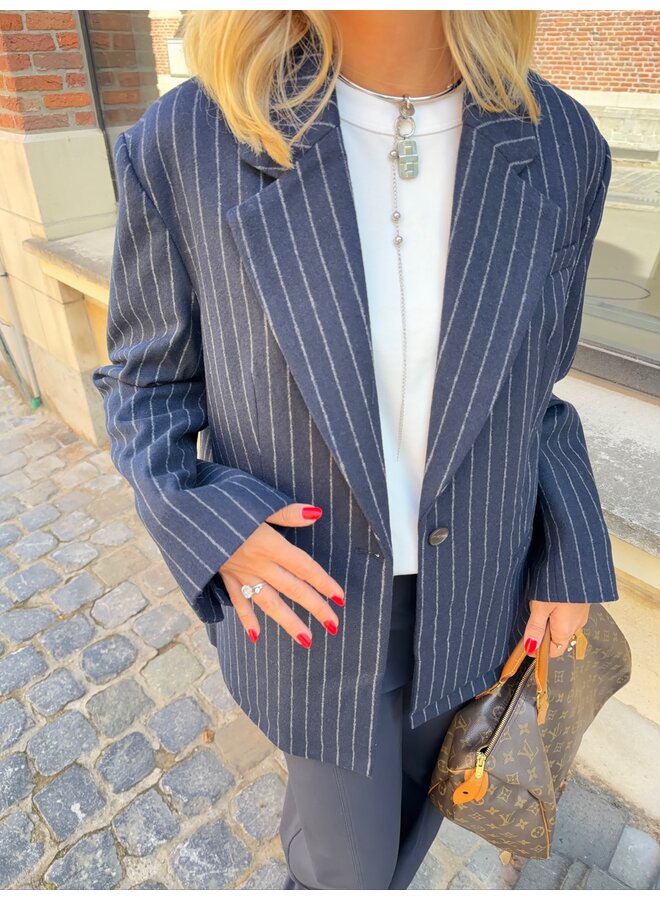 NIADA PIN POWER BLAZER NAVY