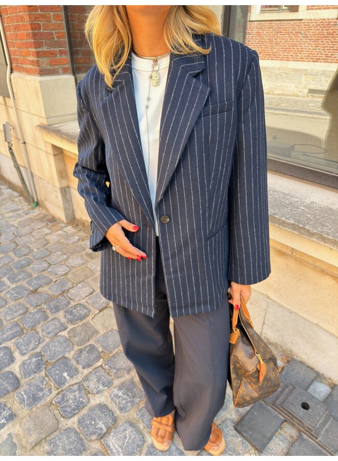 NIADA PIN POWER BLAZER NAVY
