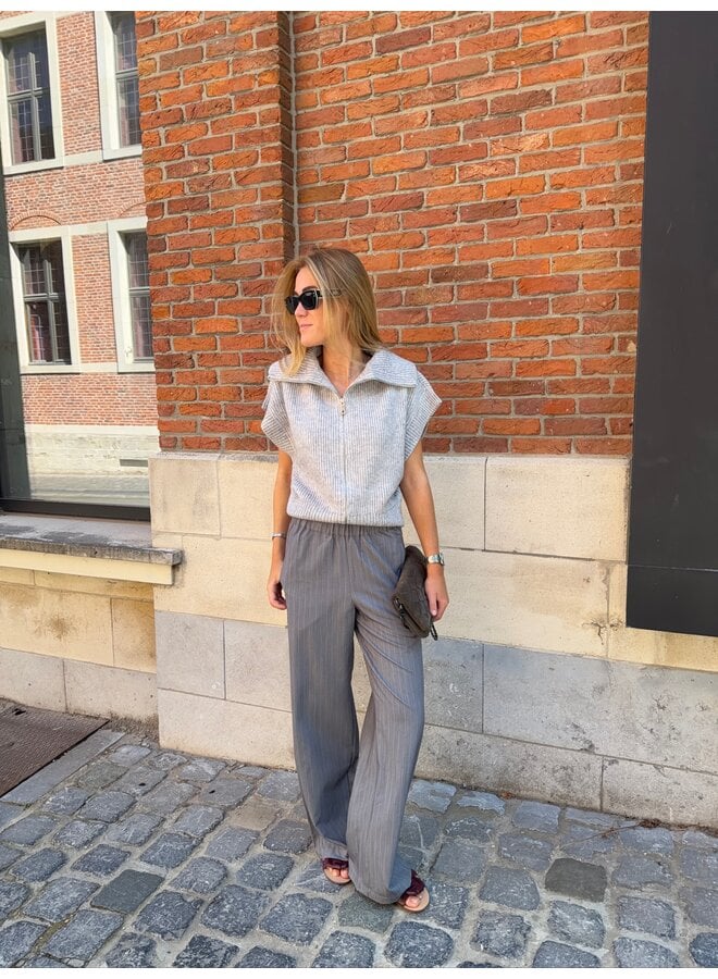 PENNY PIN PANT MID GREY